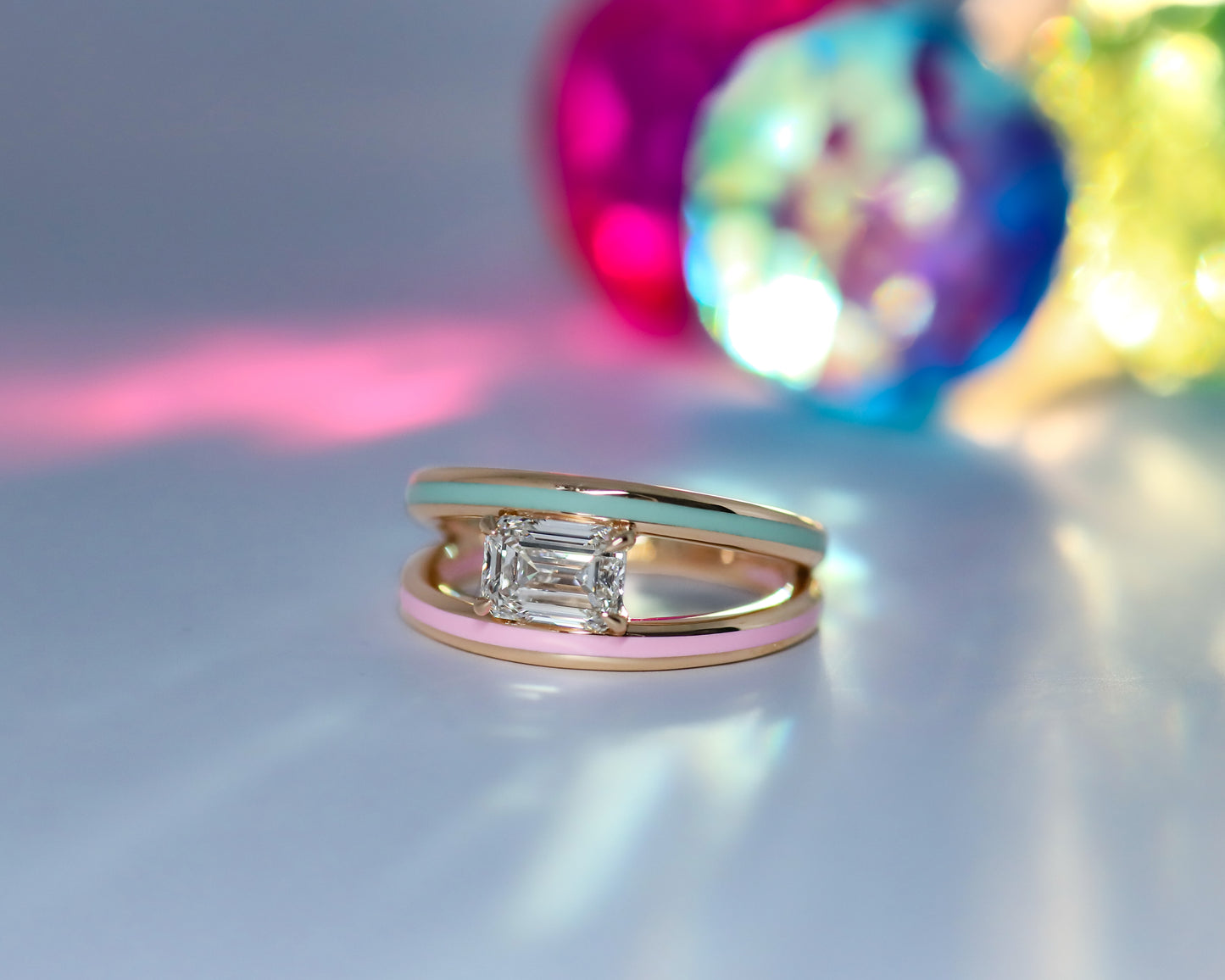 Katherine Emerald Cut Diamond Ring