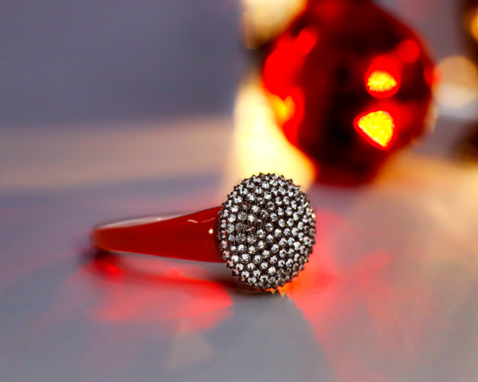 Sin City Reverse Pave Setting Ring